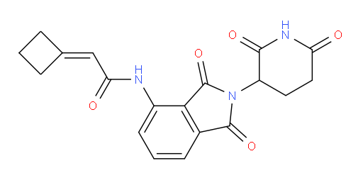 2-cyclobutylidene-N-(2-(2,6-dioxopiperidin-3-yl)-1,3-dioxoisoindolin-4-yl)acetamide