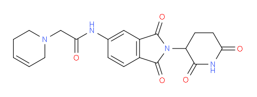 2-(5,6-dihydropyridin-1(2H)-yl)-N-(2-(2,6-dioxopiperidin-3-yl)-1,3-dioxoisoindolin-5-yl)acetamide