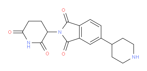 2-(2,6-dioxopiperidin-3-yl)-5-(piperidin-4-yl)isoindoline-1,3-dione