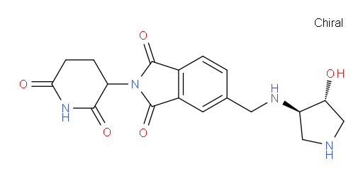2-(2,6-dioxopiperidin-3-yl)-5-((((3R,4R)-4-hydroxypyrrolidin-3-yl)amino)methyl)isoindoline-1,3-dione