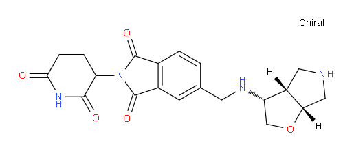 2-(2,6-dioxopiperidin-3-yl)-5-((((3R,3aS,6aR)-hexahydro-2H-furo[2,3-c]pyrrol-3-yl)amino)methyl)isoindoline-1,3-dione