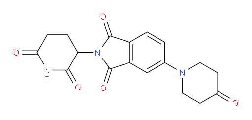 2-(2,6-dioxopiperidin-3-yl)-5-(4-oxopiperidin-1-yl)isoindoline-1,3-dione