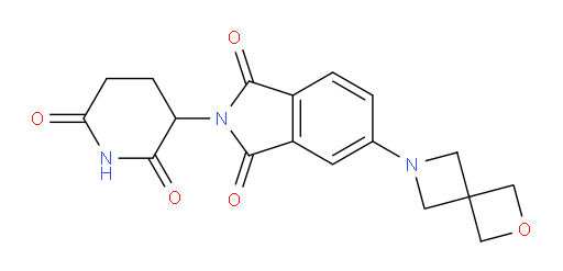 2-(2,6-dioxopiperidin-3-yl)-5-(2-oxa-6-azaspiro[3.3]heptan-6-yl)isoindoline-1,3-dione