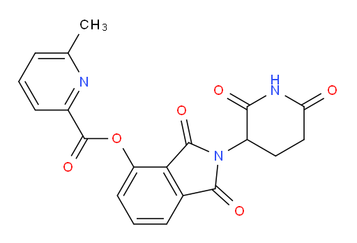 2-(2,6-dioxopiperidin-3-yl)-1,3-dioxoisoindolin-4-yl 6-methylpicolinate