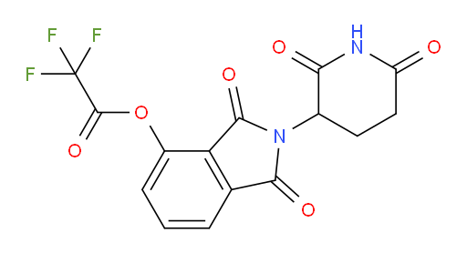 2-(2,6-dioxopiperidin-3-yl)-1,3-dioxoisoindolin-4-yl 2,2,2-trifluoroacetate