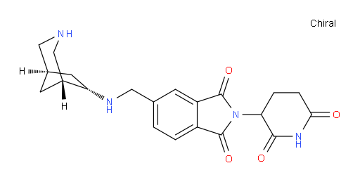 5-(((1R,5R,6S)-3-azabicyclo[3.2.1]octan-6-ylamino)methyl)-2-(2,6-dioxopiperidin-3-yl)isoindoline-1,3-dione