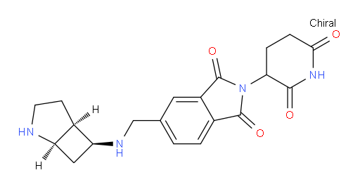 5-(((1R,5R,6S)-2-azabicyclo[3.2.0]heptan-6-ylamino)methyl)-2-(2,6-dioxopiperidin-3-yl)isoindoline-1,3-dione