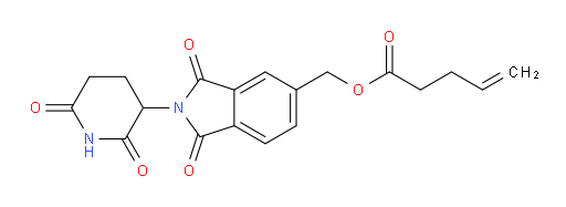 (2-(2,6-dioxopiperidin-3-yl)-1,3-dioxoisoindolin-5-yl)methyl pent-4-enoate