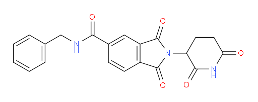 N-benzyl-2-(2,6-dioxopiperidin-3-yl)-1,3-dioxoisoindoline-5-carboxamide