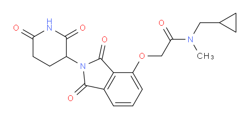 N-(cyclopropylmethyl)-2-((2-(2,6-dioxopiperidin-3-yl)-1,3-dioxoisoindolin-4-yl)oxy)-N-methylacetamide