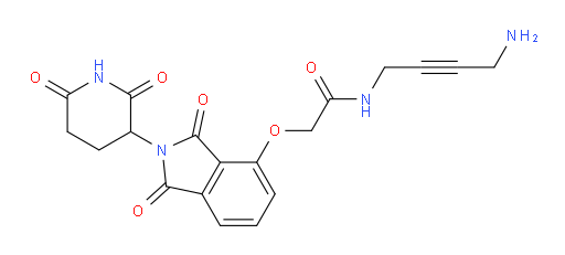 N-(4-aminobut-2-yn-1-yl)-2-((2-(2,6-dioxopiperidin-3-yl)-1,3-dioxoisoindolin-4-yl)oxy)acetamide