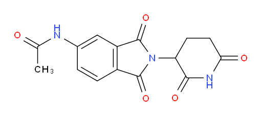 N-(2-(2,6-dioxopiperidin-3-yl)-1,3-dioxoisoindolin-5-yl)acetamide