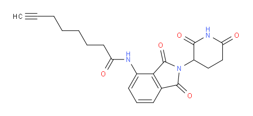 N-(2-(2,6-dioxopiperidin-3-yl)-1,3-dioxoisoindolin-4-yl)oct-7-ynamide