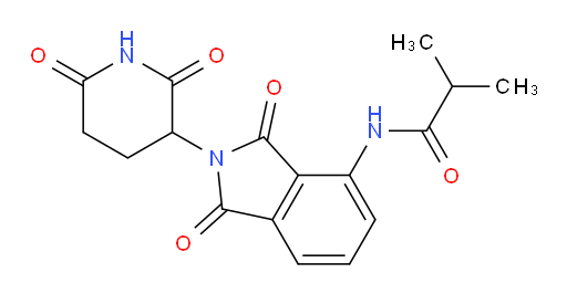 N-(2-(2,6-dioxopiperidin-3-yl)-1,3-dioxoisoindolin-4-yl)isobutyramide