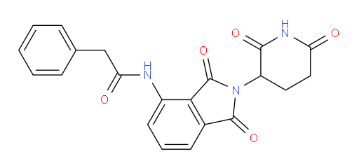 N-(2-(2,6-dioxopiperidin-3-yl)-1,3-dioxoisoindolin-4-yl)-2-phenylacetamide