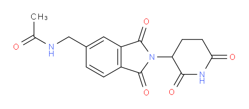 N-((2-(2,6-dioxopiperidin-3-yl)-1,3-dioxoisoindolin-5-yl)methyl)acetamide