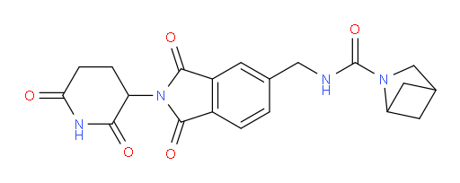N-((2-(2,6-dioxopiperidin-3-yl)-1,3-dioxoisoindolin-5-yl)methyl)-2-azabicyclo[2.1.1]hexane-2-carboxamide