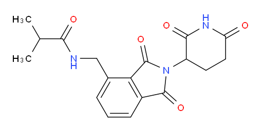 N-((2-(2,6-dioxopiperidin-3-yl)-1,3-dioxoisoindolin-4-yl)methyl)isobutyramide