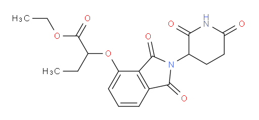 ethyl 2-((2-(2,6-dioxopiperidin-3-yl)-1,3-dioxoisoindolin-4-yl)oxy)butanoate