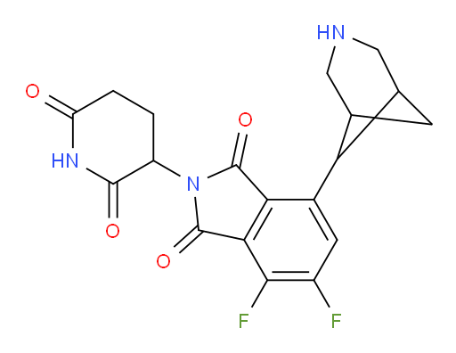 7-(3-azabicyclo[3.1.1]heptan-6-yl)-2-(2,6-dioxopiperidin-3-yl)-4,5-difluoroisoindoline-1,3-dione