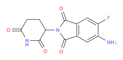 5-amino-2-(2,6-dioxopiperidin-3-yl)-6-fluoroisoindoline-1,3-dione