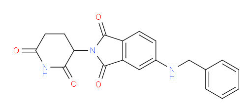 5-(benzylamino)-2-(2,6-dioxopiperidin-3-yl)isoindoline-1,3-dione