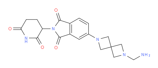 5-(6-(aminomethyl)-2,6-diazaspiro[3.3]heptan-2-yl)-2-(2,6-dioxopiperidin-3-yl)isoindoline-1,3-dione