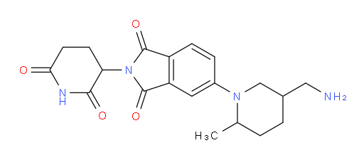 5-(5-(aminomethyl)-2-methylpiperidin-1-yl)-2-(2,6-dioxopiperidin-3-yl)isoindoline-1,3-dione