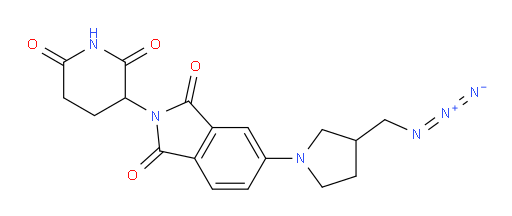 5-(3-(azidomethyl)pyrrolidin-1-yl)-2-(2,6-dioxopiperidin-3-yl)isoindoline-1,3-dione