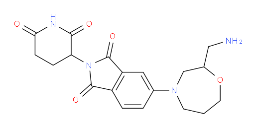 5-(2-(aminomethyl)-1,4-oxazepan-4-yl)-2-(2,6-dioxopiperidin-3-yl)isoindoline-1,3-dione