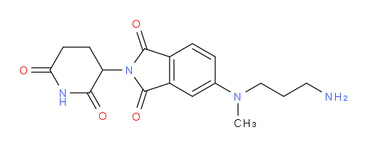 5-((3-aminopropyl)(methyl)amino)-2-(2,6-dioxopiperidin-3-yl)isoindoline-1,3-dione
