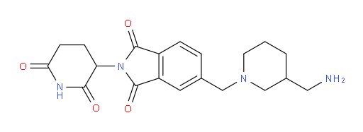 5-((3-(aminomethyl)piperidin-1-yl)methyl)-2-(2,6-dioxopiperidin-3-yl)isoindoline-1,3-dione