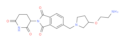 5-((3-(2-aminoethoxy)pyrrolidin-1-yl)methyl)-2-(2,6-dioxopiperidin-3-yl)isoindoline-1,3-dione