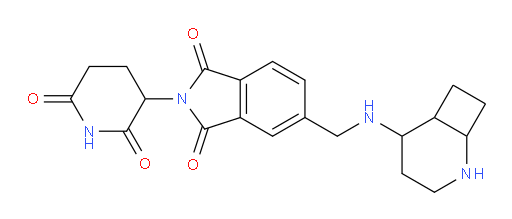 5-((2-azabicyclo[4.2.0]octan-5-ylamino)methyl)-2-(2,6-dioxopiperidin-3-yl)isoindoline-1,3-dione