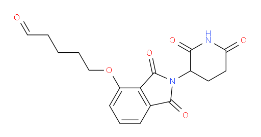 5-((2-(2,6-dioxopiperidin-3-yl)-1,3-dioxoisoindolin-4-yl)oxy)pentanal