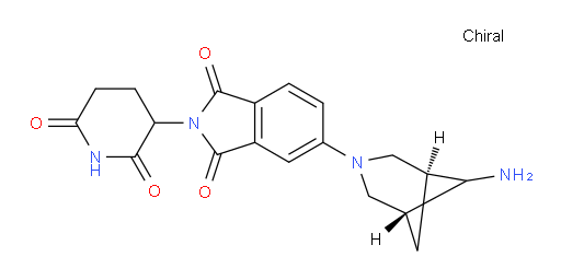 5-((1R,5S)-6-amino-3-azabicyclo[3.1.1]heptan-3-yl)-2-(2,6-dioxopiperidin-3-yl)isoindoline-1,3-dione