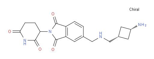 5-(((((1s,3s)-3-aminocyclobutyl)methyl)amino)methyl)-2-(2,6-dioxopiperidin-3-yl)isoindoline-1,3-dione