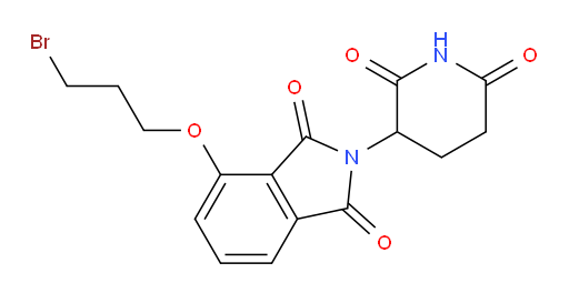 4-(3-bromopropoxy)-2-(2,6-dioxopiperidin-3-yl)isoindoline-1,3-dione