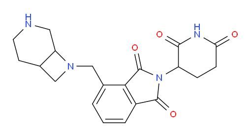 4-(3,8-diazabicyclo[4.2.0]octan-8-ylmethyl)-2-(2,6-dioxopiperidin-3-yl)isoindoline-1,3-dione