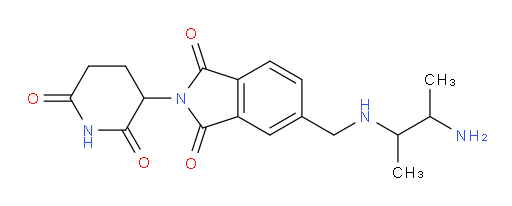 5-(((3-aminobutan-2-yl)amino)methyl)-2-(2,6-dioxopiperidin-3-yl)isoindoline-1,3-dione