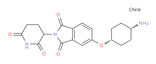 5-(((1s,4s)-4-aminocyclohexyl)oxy)-2-(2,6-dioxopiperidin-3-yl)isoindoline-1,3-dione