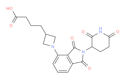 4-(1-(2-(2,6-dioxopiperidin-3-yl)-1,3-dioxoisoindolin-4-yl)azetidin-3-yl)butanoic acid