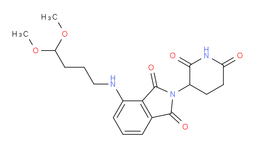 4-((4,4-dimethoxybutyl)amino)-2-(2,6-dioxopiperidin-3-yl)isoindoline-1,3-dione
