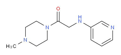 1-(4-methylpiperazin-1-yl)-2-(pyridin-3-ylamino)ethanone