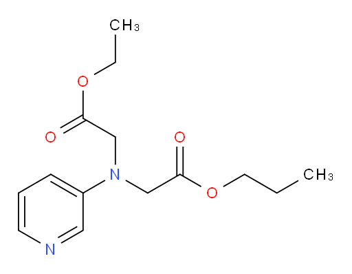 ethyl 2-((2-oxo-2-propoxyethyl)(pyridin-3-yl)amino)acetate