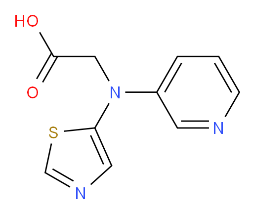 2-(pyridin-3-yl(thiazol-5-yl)amino)acetic acid