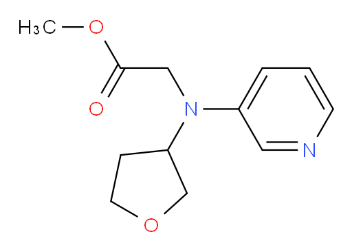 methyl 2-(pyridin-3-yl(tetrahydrofuran-3-yl)amino)acetate