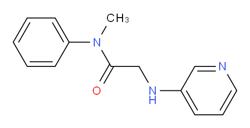 N-methyl-N-phenyl-2-(pyridin-3-ylamino)acetamide