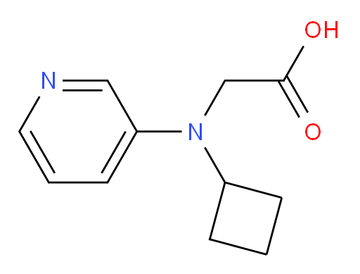 2-(cyclobutyl(pyridin-3-yl)amino)acetic acid