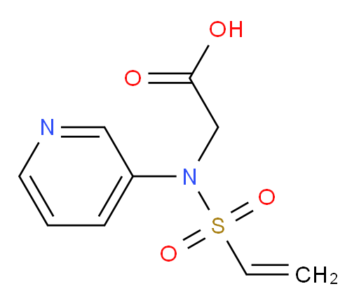 2-(N-(pyridin-3-yl)vinylsulfonamido)acetic acid